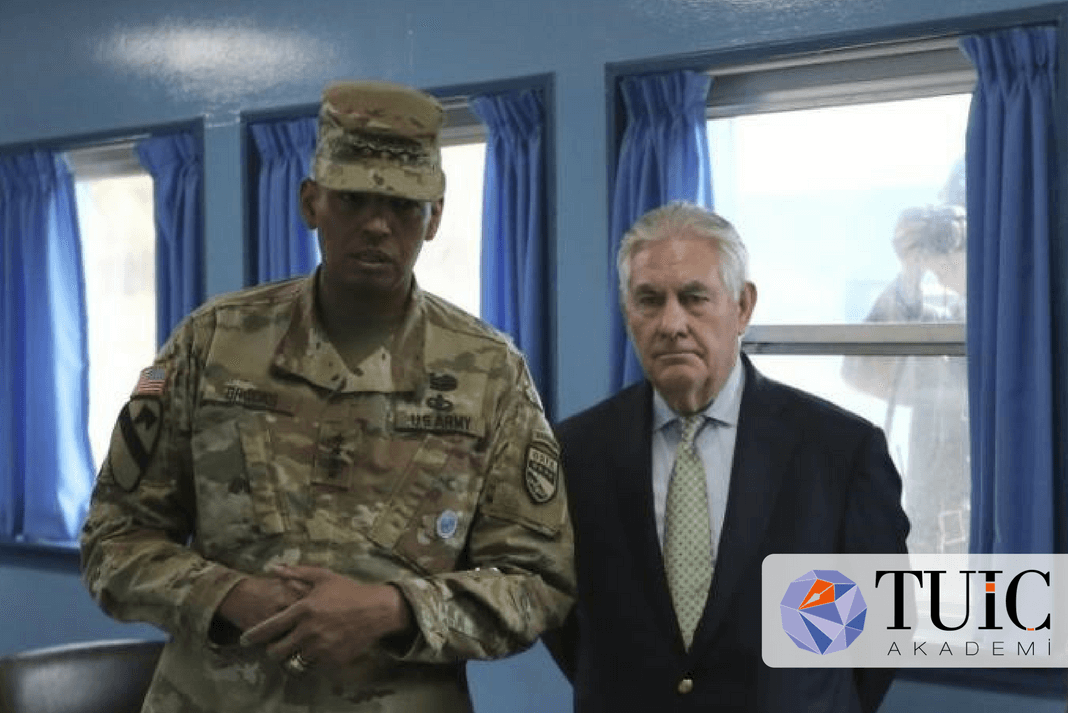 Tillerson Olası Askeri Müdahale Konusunda Kuzey Kore’ye Keskin Bir Uyarı Gönderiyor.