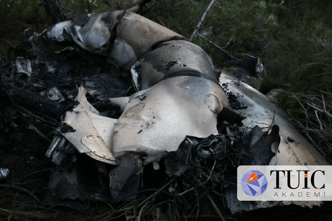 Suriye Uçağı Türkiye’ye Düştü