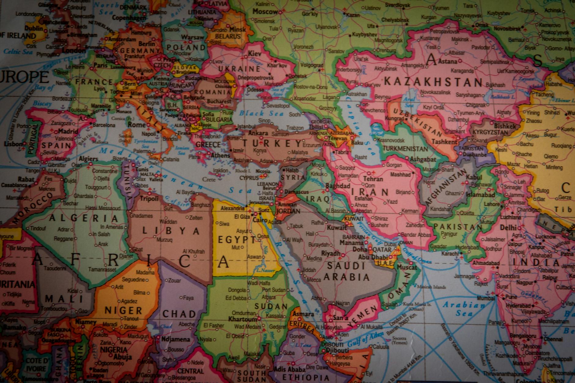 world map geography photo